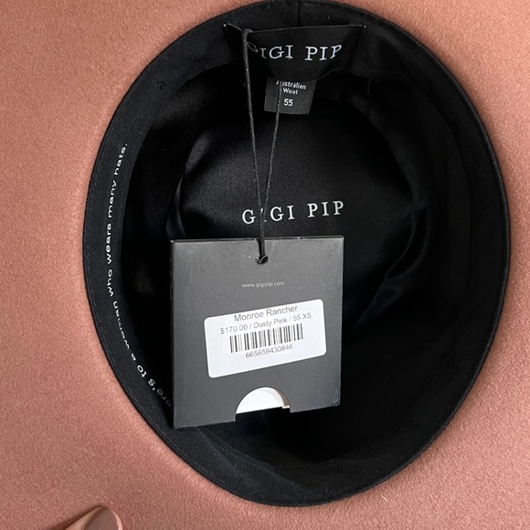 GIGI PIP Monroe Rancher Hat size 55 dusty pink​ - Picture 4 of 4